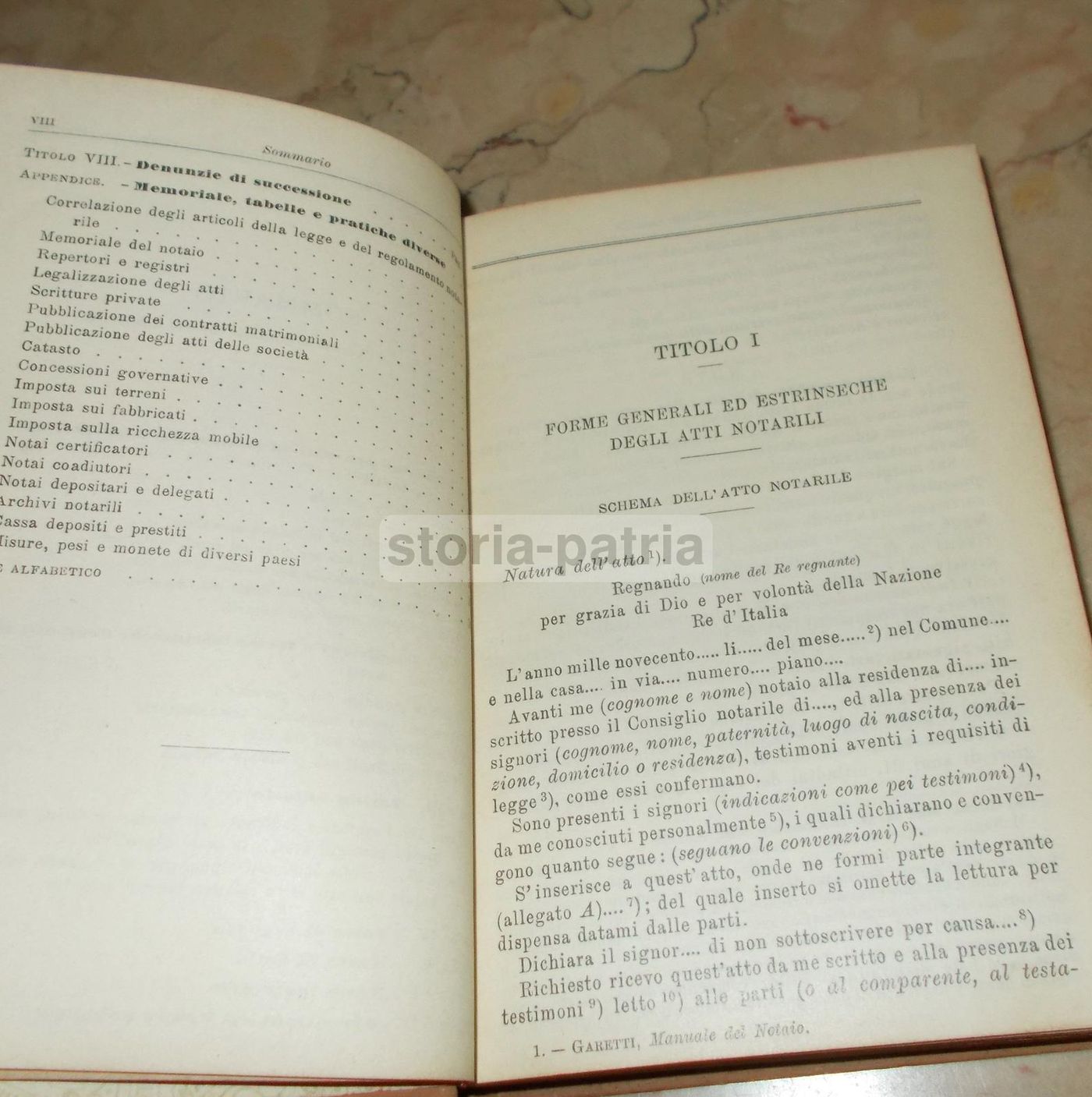 Manuale Del Notaio Di Alessandro Garetti, Hoepli 1901