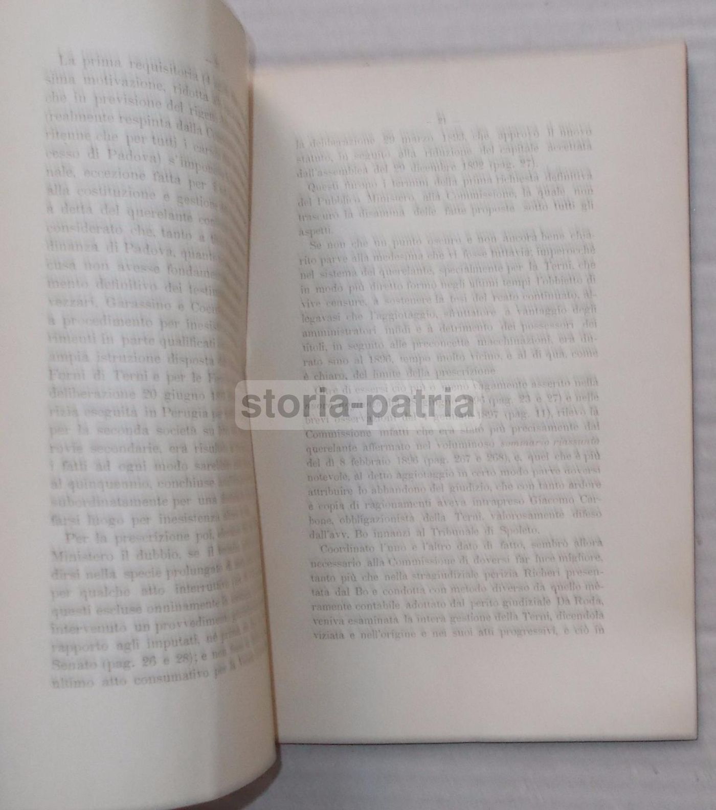 Ordinanze Del Senato: Procedimento A Carico Del Senatore Breda (1899)