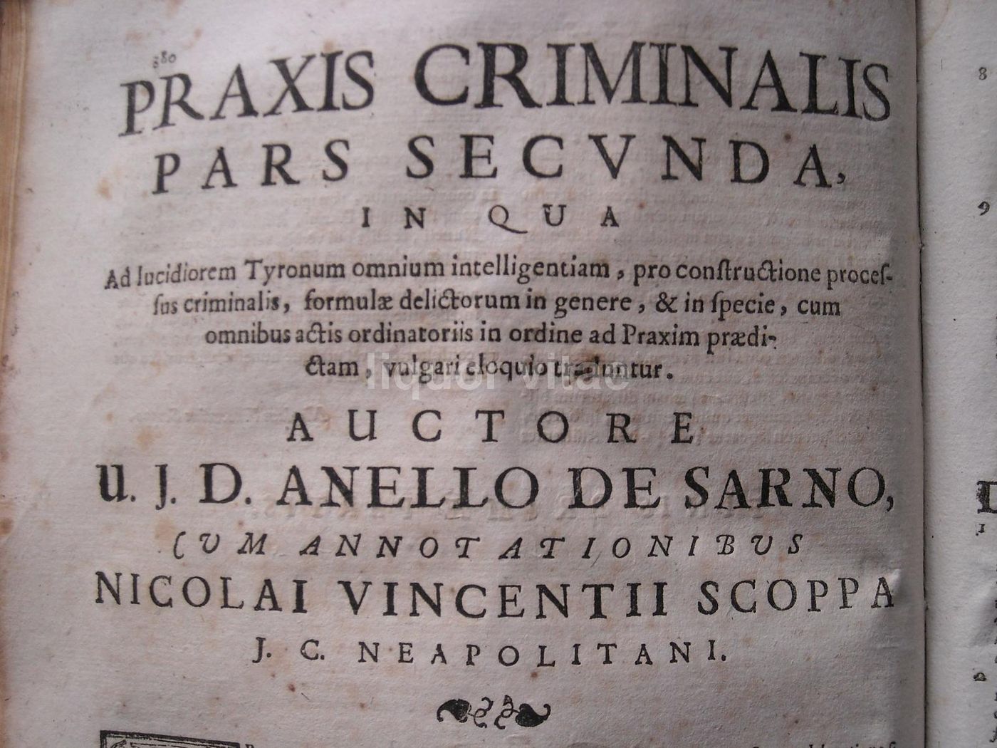 Novissima Praxis Civilis Et Criminalis Napoli 1717 Medicina Legale