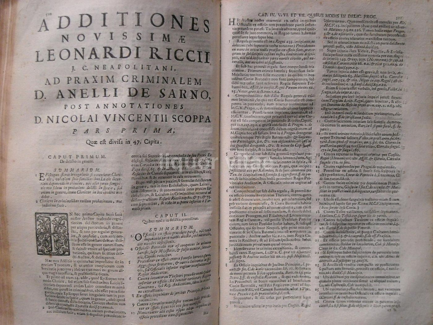 Novissima Praxis Civilis Et Criminalis Napoli 1717 Medicina Legale