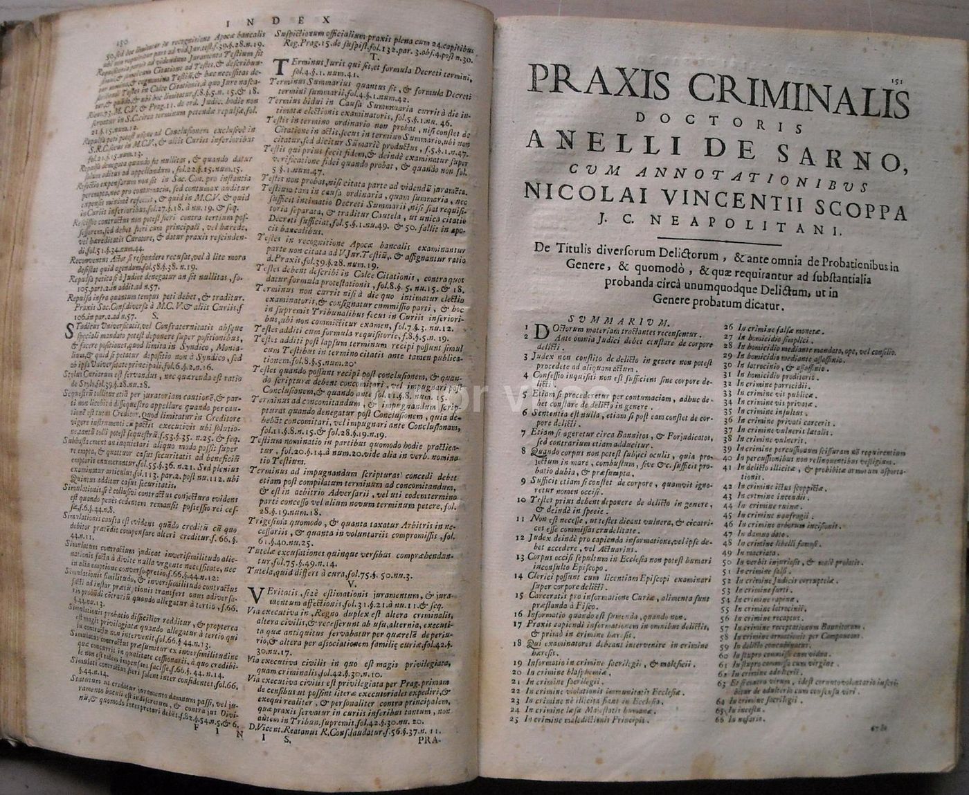Novissima Praxis Civilis Et Criminalis Napoli 1717 Medicina Legale