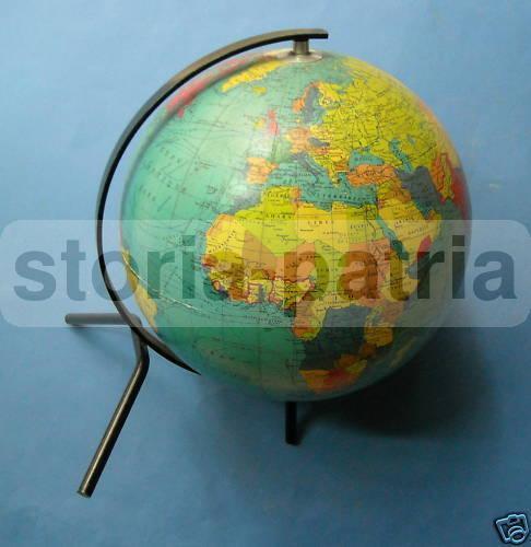 Mappamondo Vintage Inglese Cartes Taride G. Philip 1967