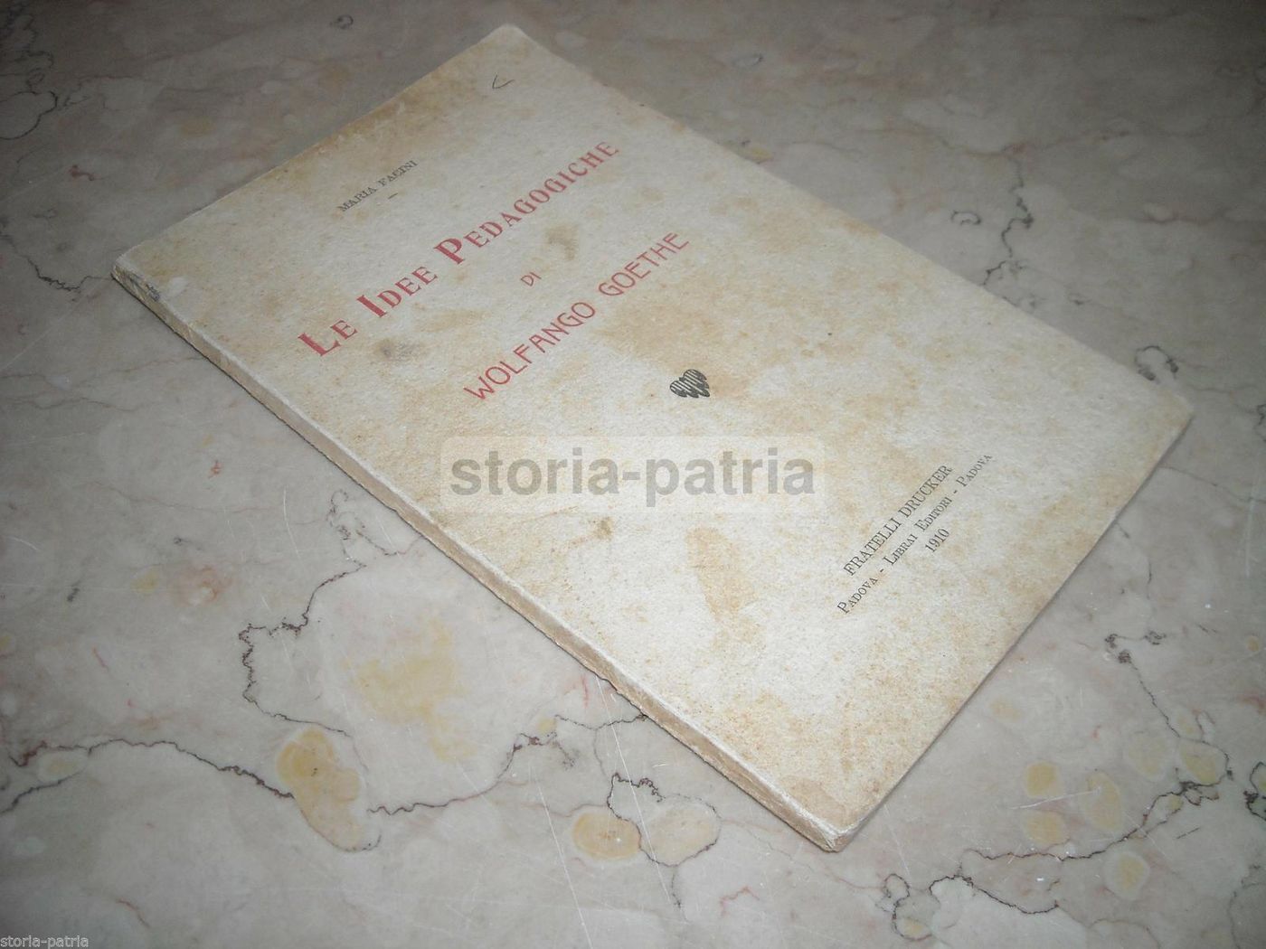 Le Idee Pedagogiche Di Wolfango Goethe, Maria Facini 1910