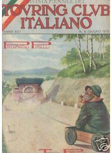 Pubblicità Pirelli Tacchi Stella E Pneumatici, Primi '900