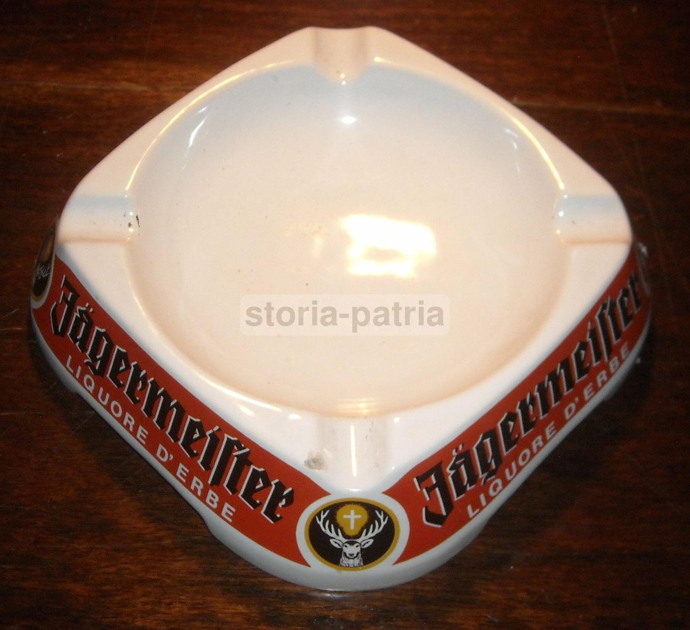 Portacenere Jägermeister In Porcellana Fischer, Anni '60
