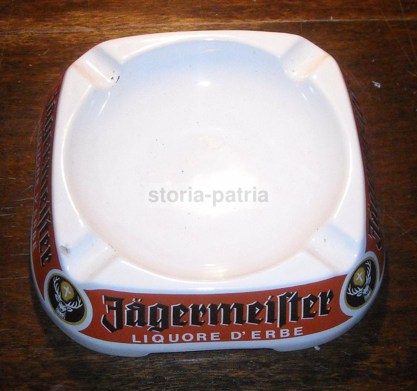 Portacenere Jägermeister In Porcellana Fischer, Anni '60