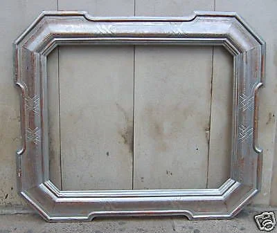 Large Decorative Silvered Frame for Paintings and Mirrors