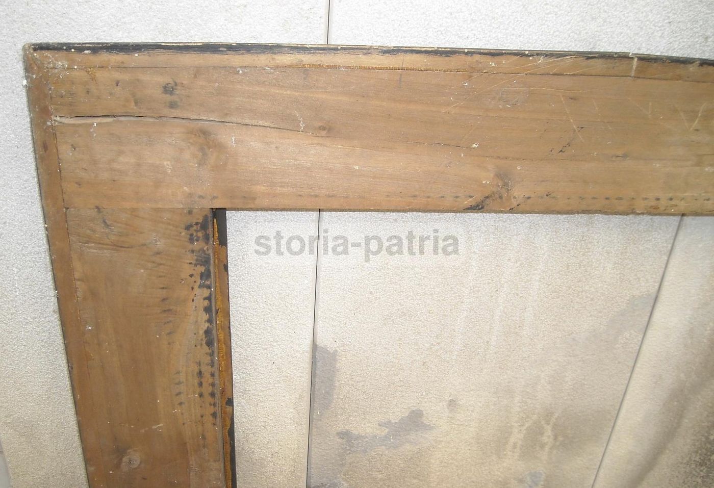 Grande Cornice Decorativa In Legno, Fine '800 Inizio '900