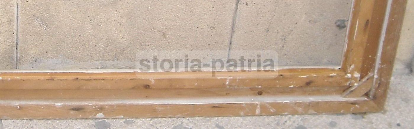 Grande Cornice Laccata E Dorata Decorativa, Anni '20 '30 (117x87 Cm)