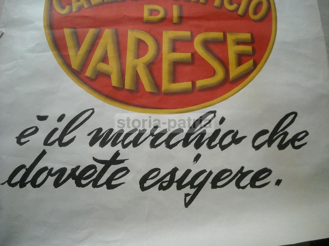 Manifesto Pubblicitario Calzaturificio Di Varese, Grafica Landi, 1955
