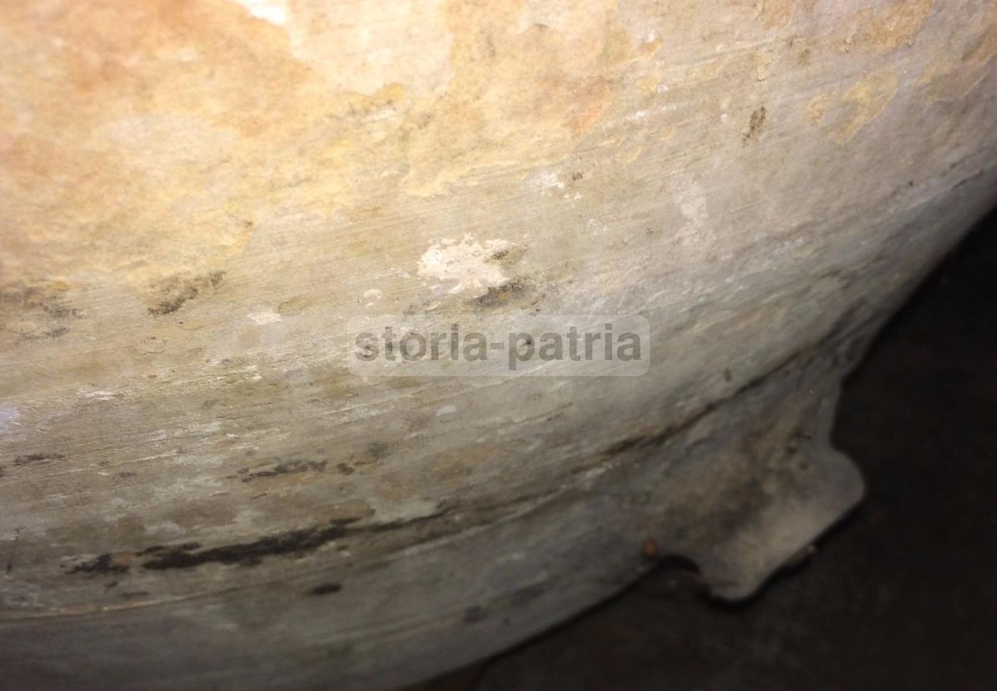 Grande Vasca Antica In Ceramica Dell'800, Artigianato Popolare
