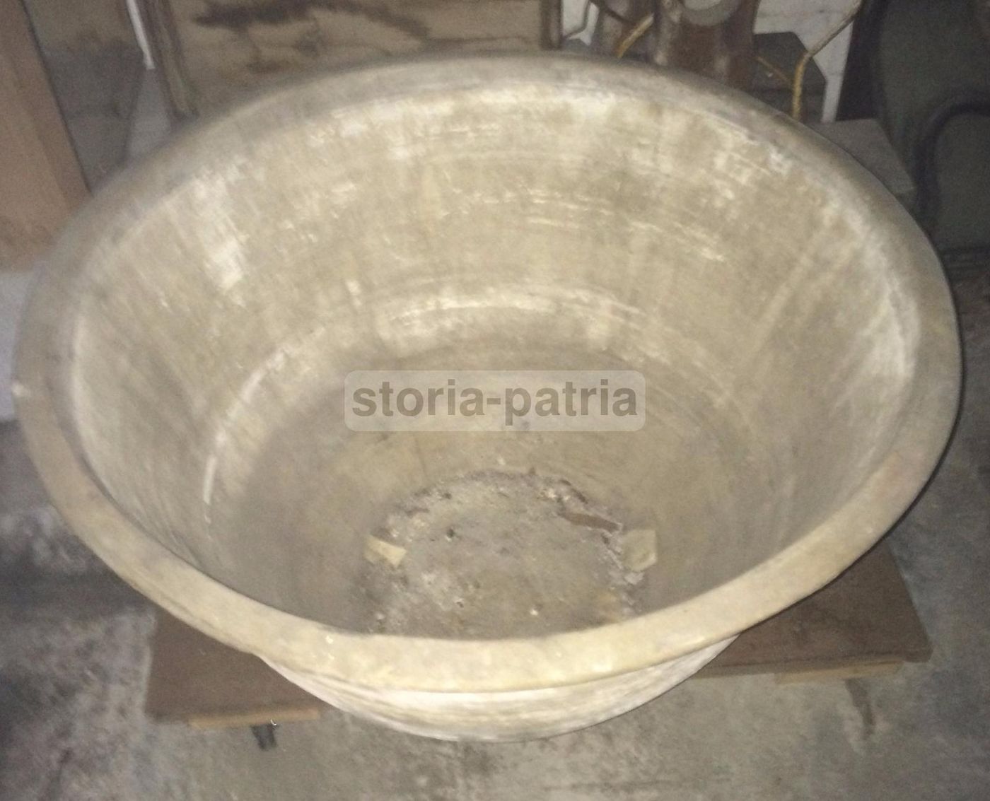 Grande Vasca Antica In Ceramica Dell'800, Artigianato Popolare