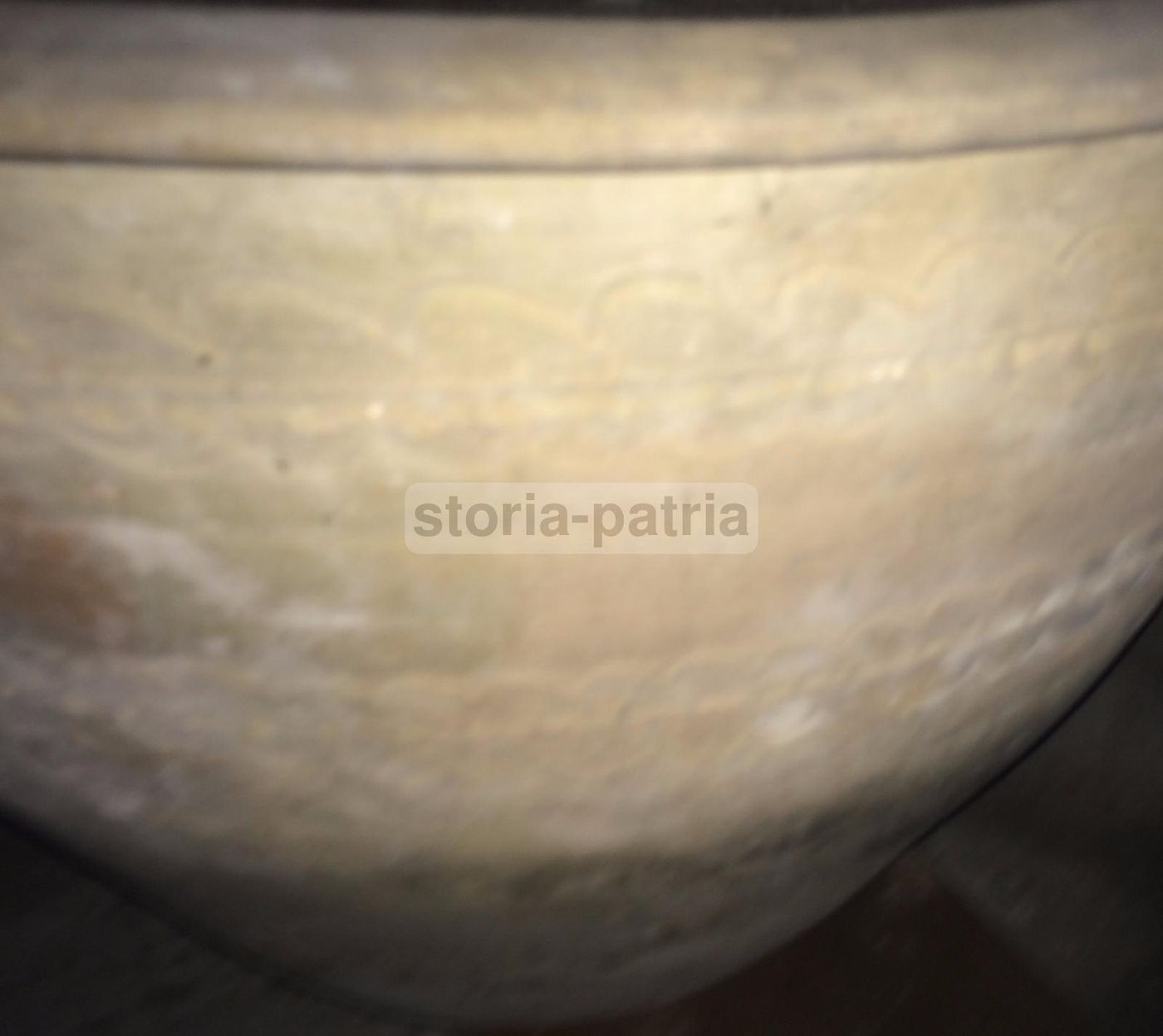 Grande Vasca Antica In Ceramica Dell'800, Artigianato Popolare