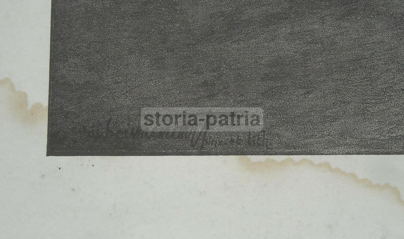 Litografia Antica Dubois Menant, Veduta Pastorale, Fine '800