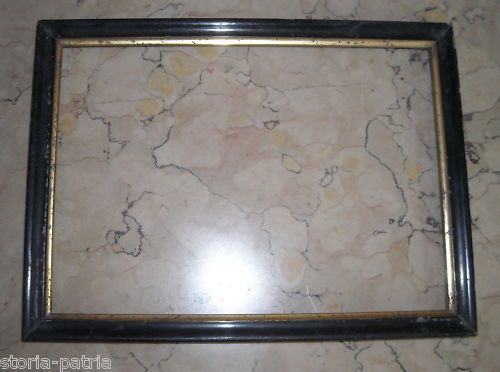 Cornice Antica Ebanizzata E Dorata, Primo '900