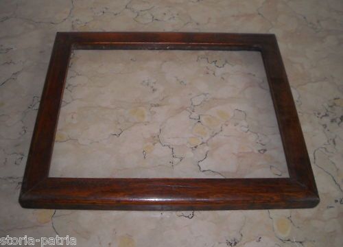 Antica Cornice In Legno Massello Del XIX Secolo Per Stampe E Dipinti