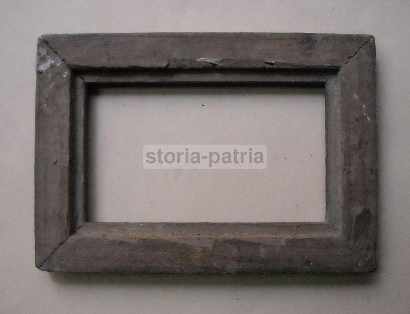 Cornice Antica Liberty In Legno Dorato, Primi '900 Con Decori Floreali
