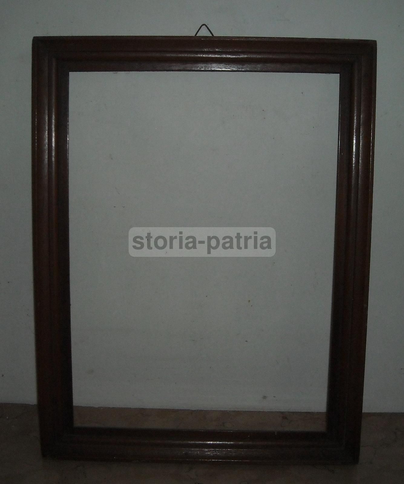 Antica Cornice In Legno Naturale, Fine '800   Inizio '900