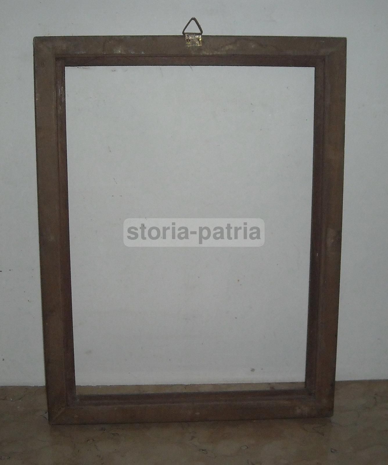 Antica Cornice In Legno Naturale, Fine '800   Inizio '900