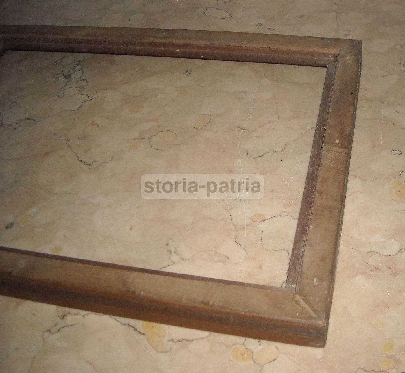 Antica Cornice In Legno Naturale, Fine '800   Inizio '900