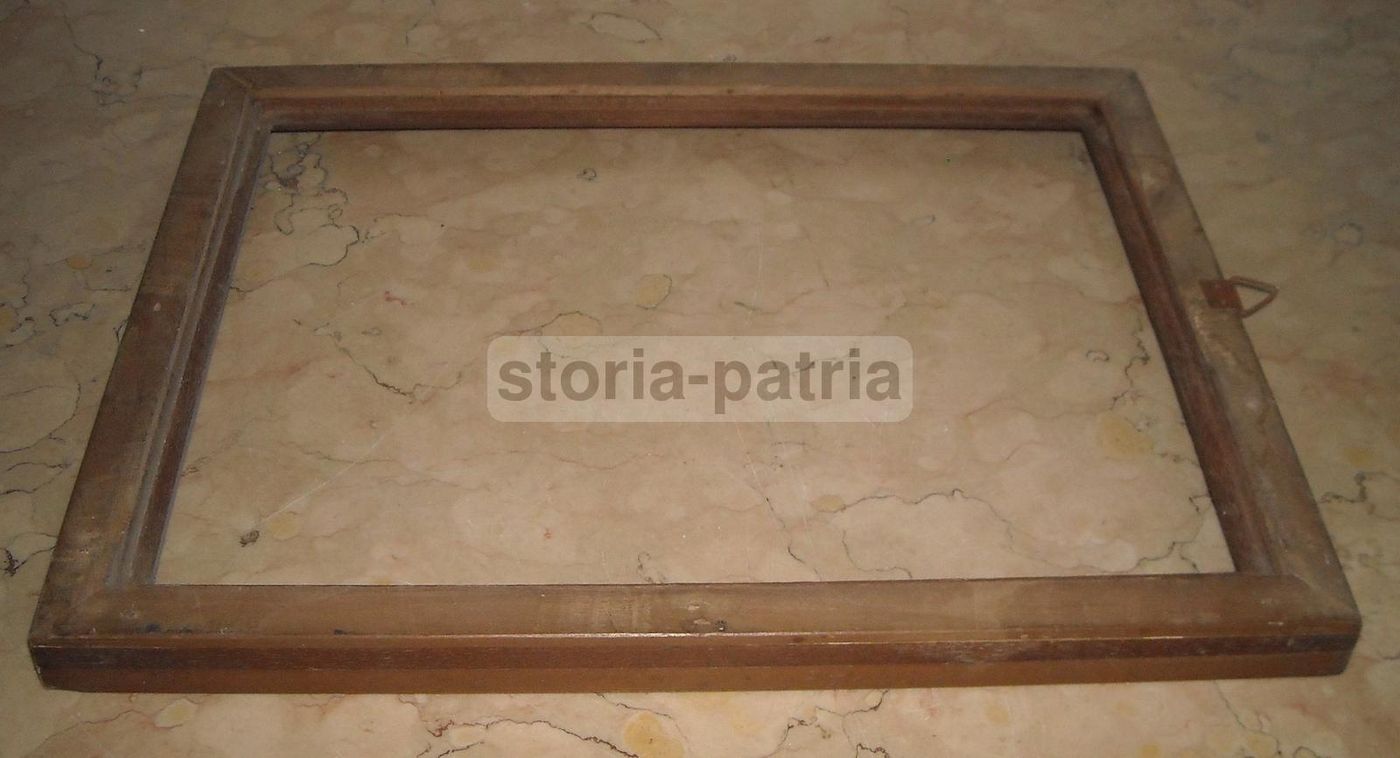 Antica Cornice In Legno Naturale, Fine '800   Inizio '900