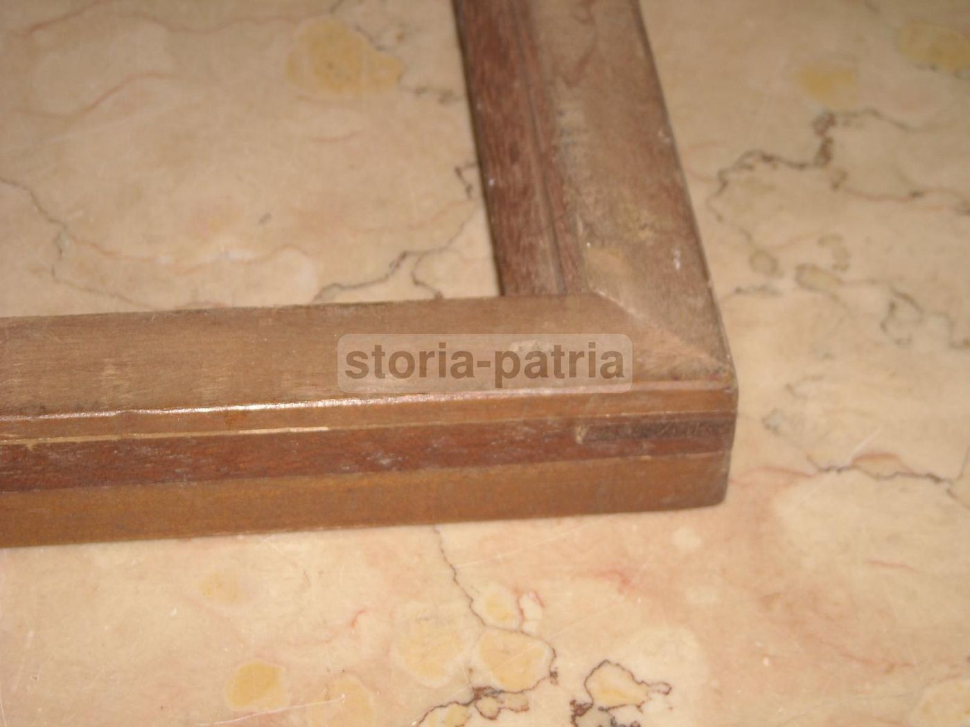 Antica Cornice In Legno Naturale, Fine '800   Inizio '900