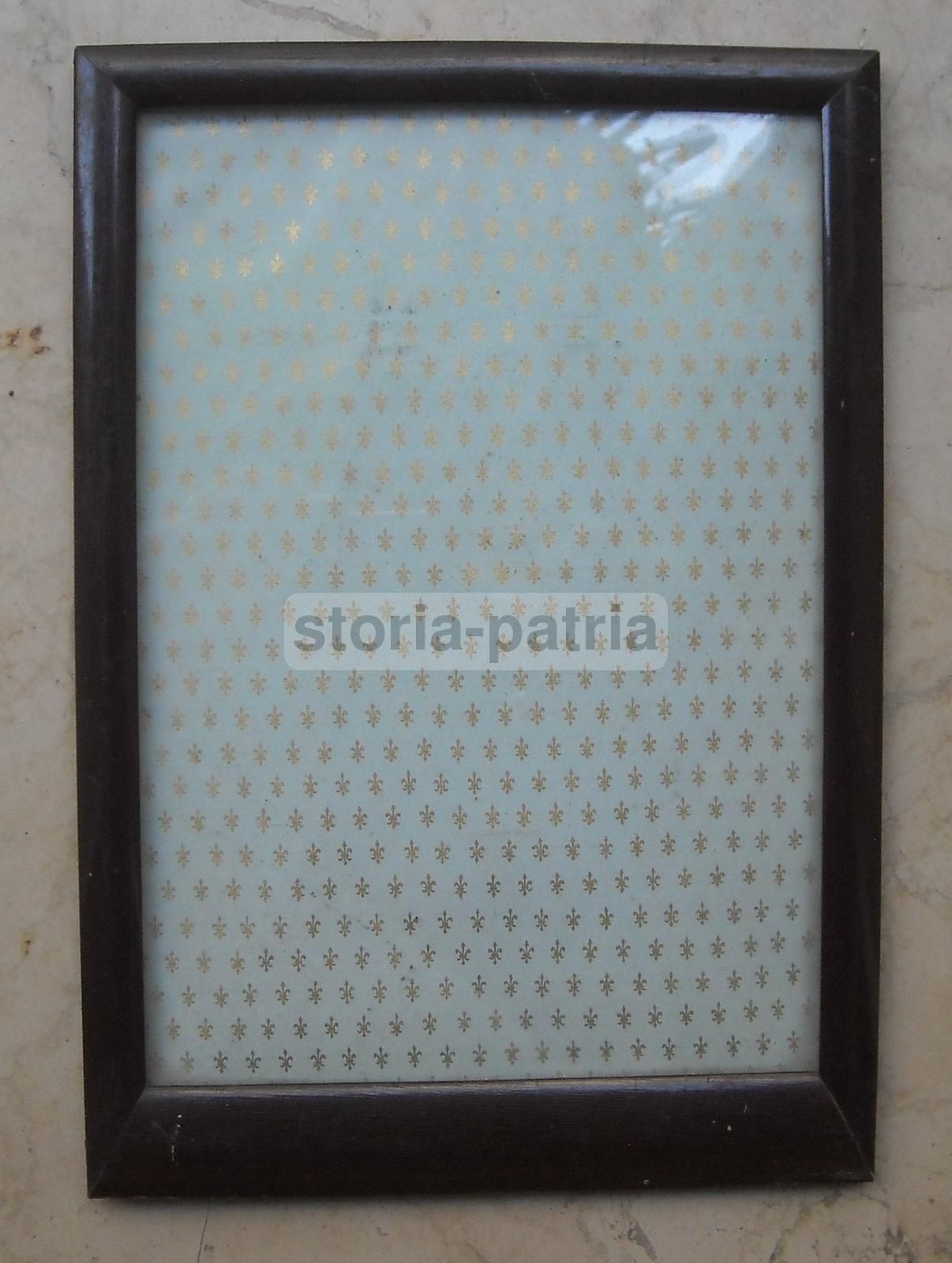 Cornice Antica Anni '20 '30 In Legno Laccato, Cm 27,5x19