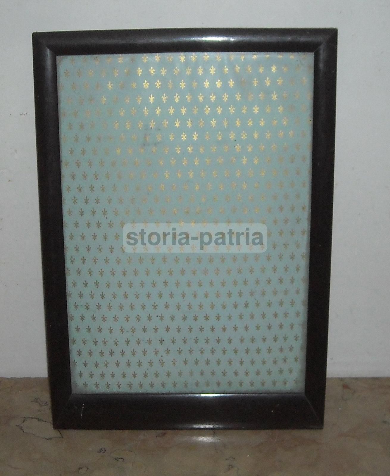 Cornice Antica Anni '20 '30 In Legno Laccato, Cm 27,5x19