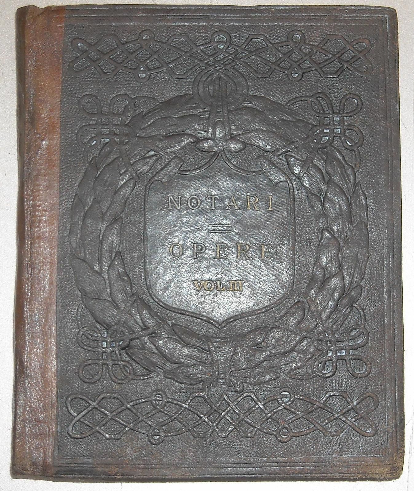 I Tre Ladri Di Umberto Notari (1905)   Legatura In Pelle Di Cesare Amati