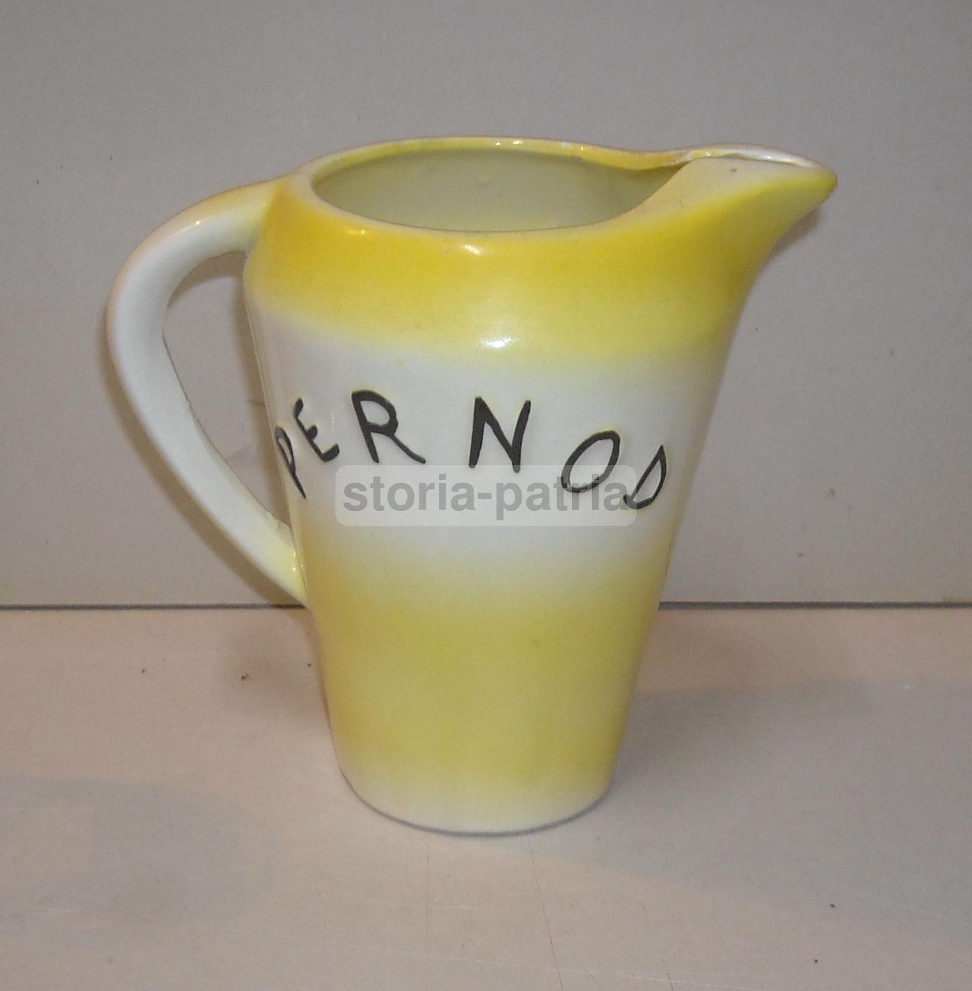 Brocca Pubblicitaria Pernod In Ceramica Vintage