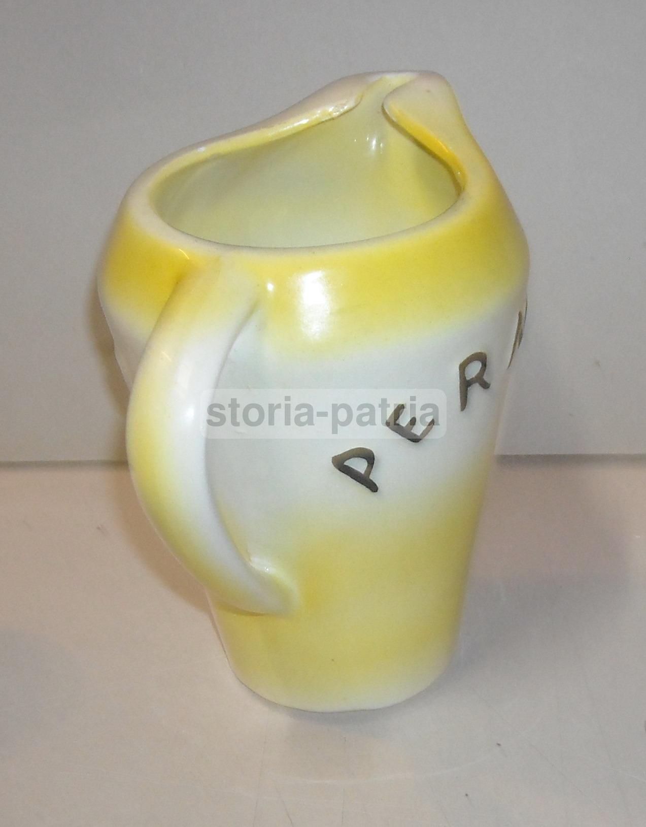 Brocca Pubblicitaria Pernod In Ceramica Da Collezione Vintage