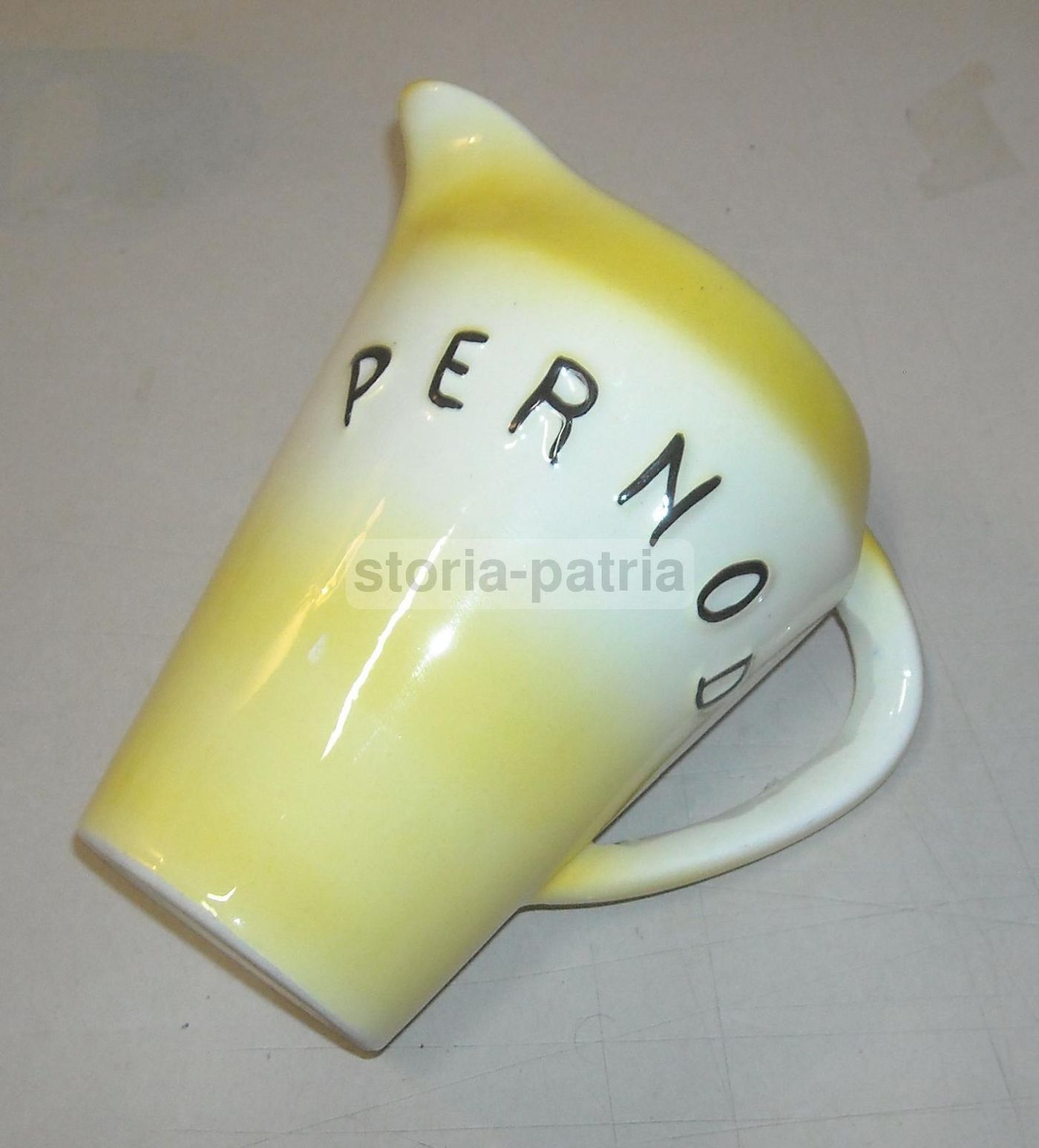 Brocca Pubblicitaria Pernod In Ceramica Da Collezione Vintage
