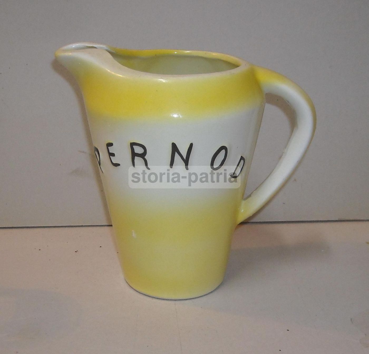 Brocca Pubblicitaria Pernod In Ceramica Da Collezione Vintage