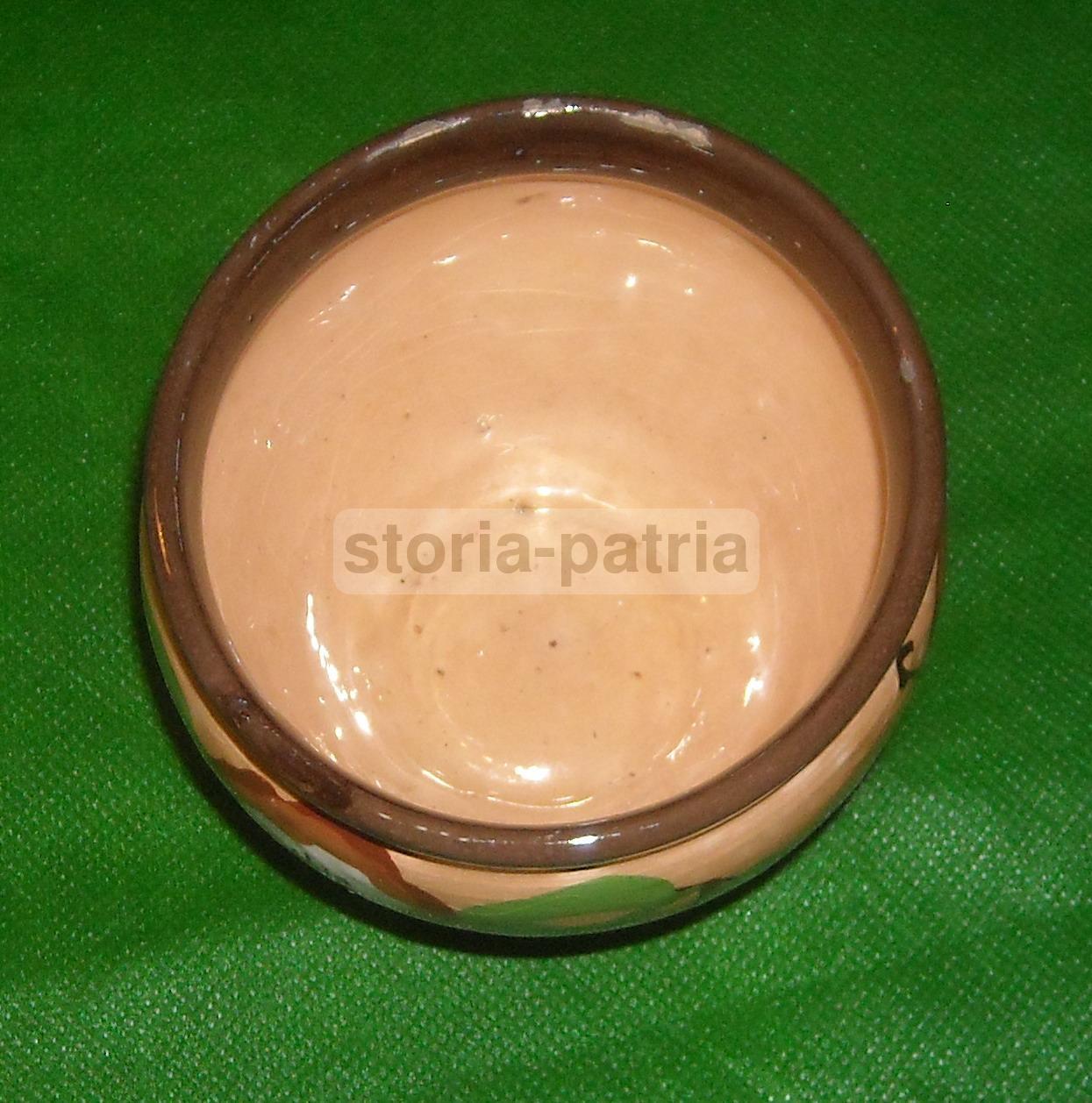Vaso In Ceramica A Decoro Floreale Policromo, Circa 1930 1950