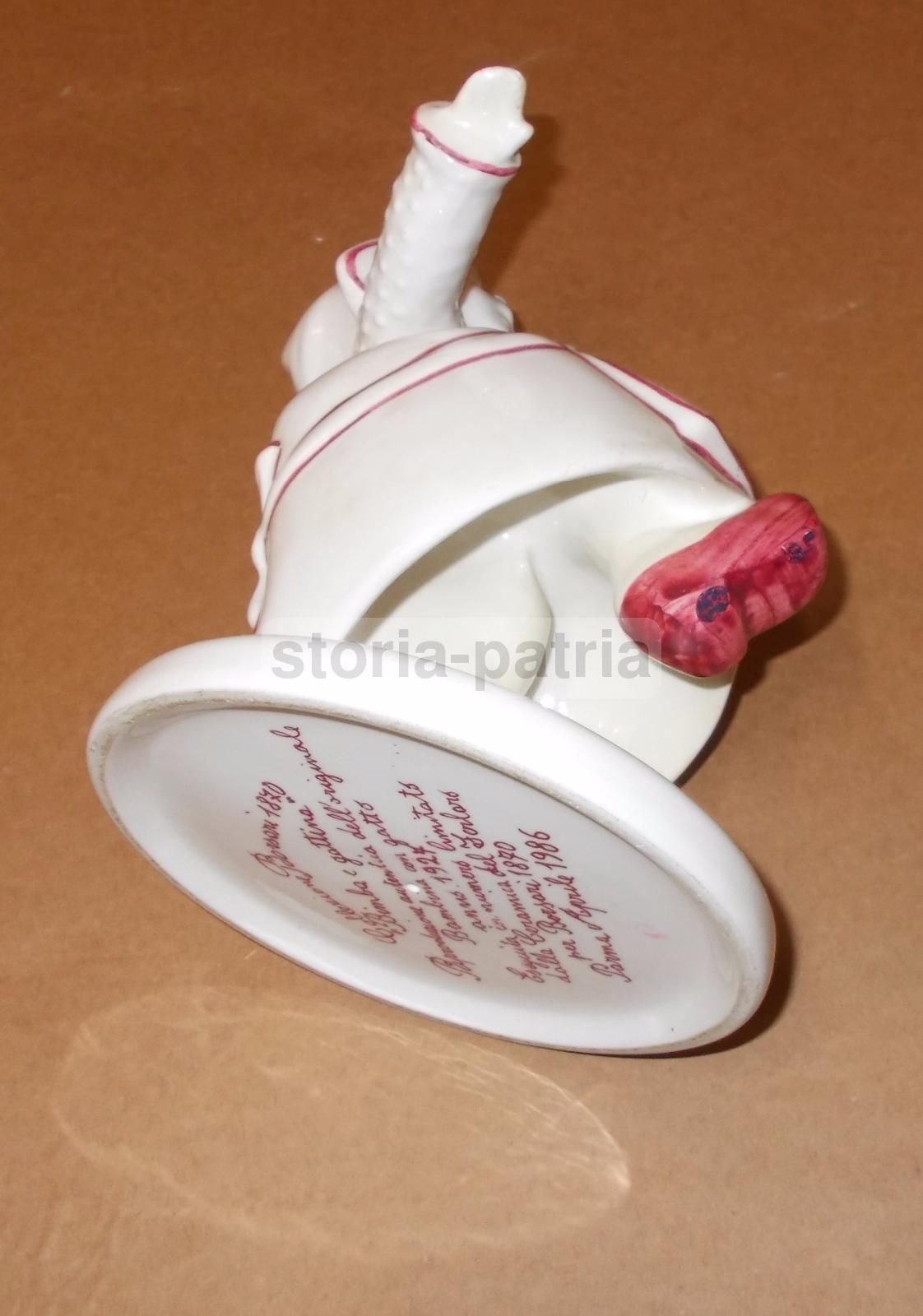 Ceramica Pubblicitaria Borsari 1986: Bambina Con Gatto, Parma