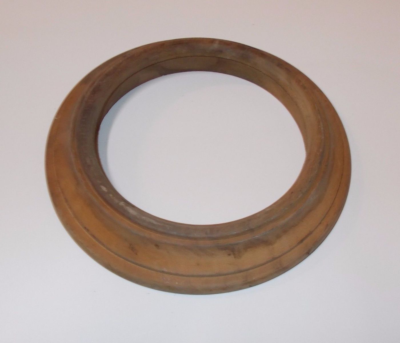 Cornice Rotonda In Legno Per Miniature, 18,5 Cm, Epoca '900