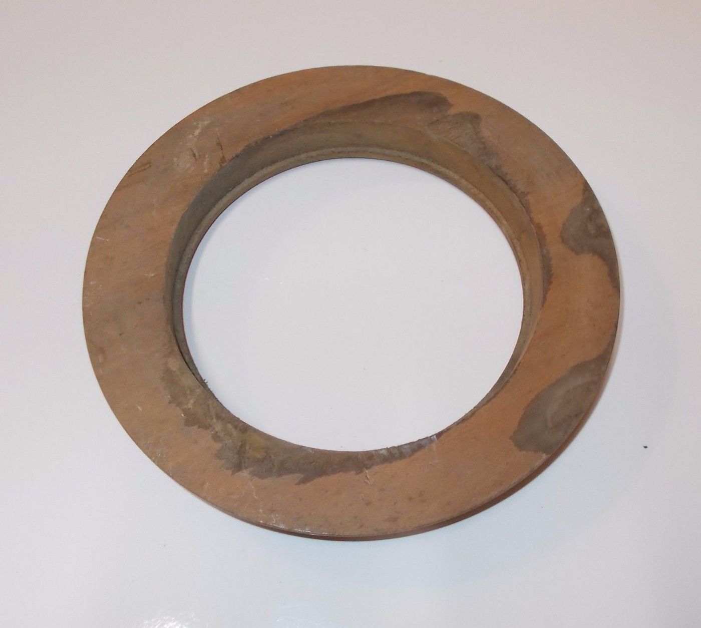 Cornice Rotonda In Legno Per Miniature, 18,5 Cm, Epoca '900