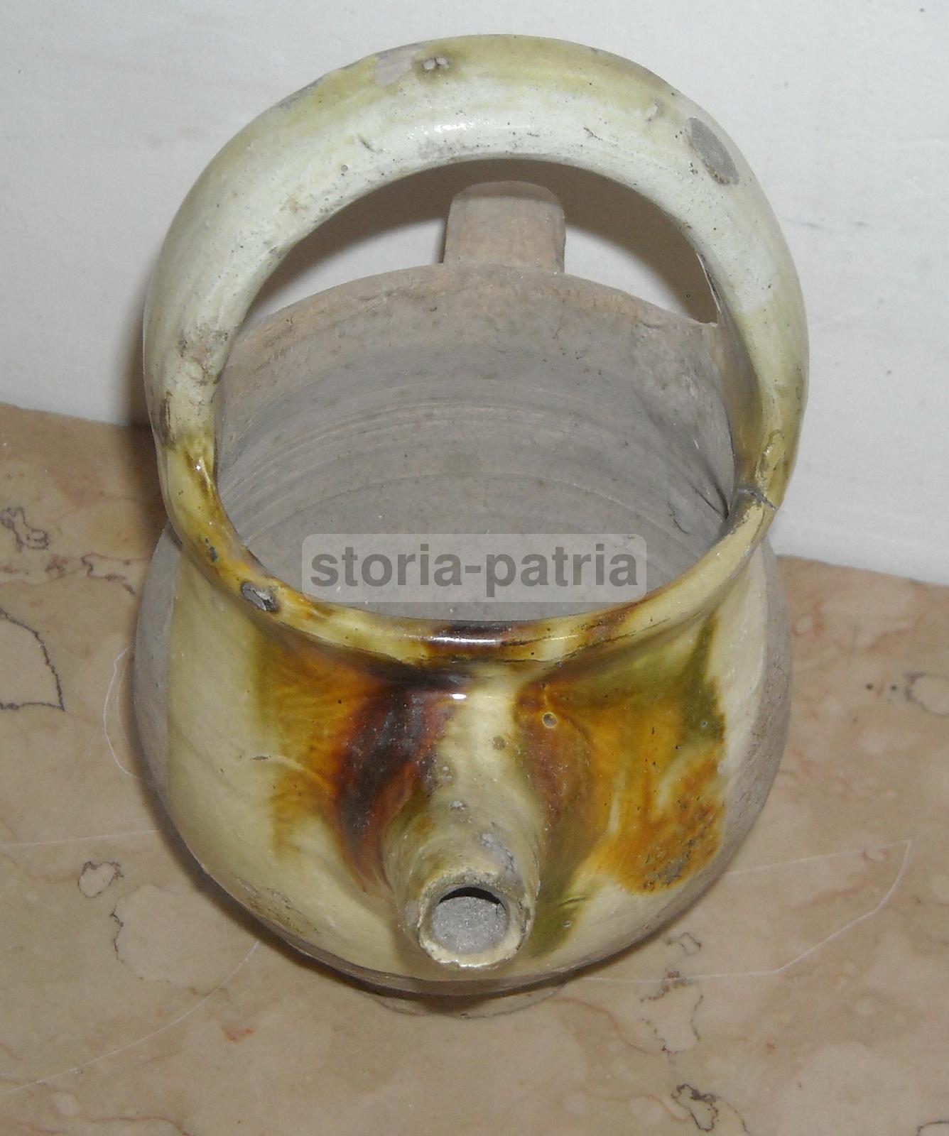 Brocca In Ceramica Popolare Meridionale, Fine XIX   Inizio XX Secolo