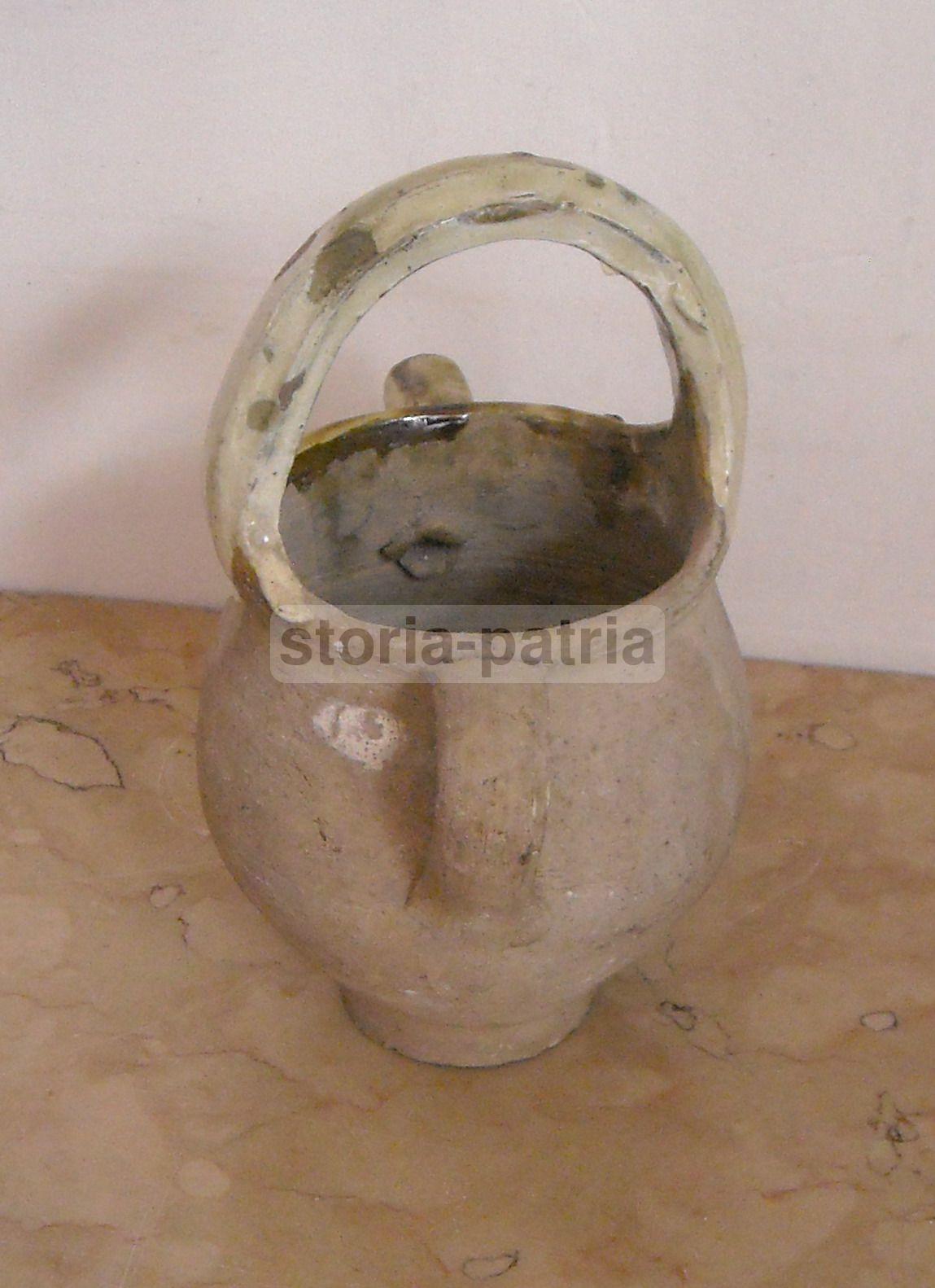 Brocca In Ceramica Popolare Meridionale, Fine XIX   Inizio XX Secolo