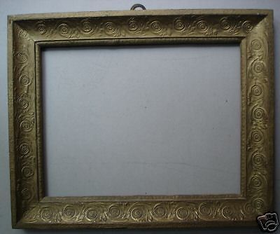 Antica Cornice In Legno Dorato Metà '800 Per Altarino Reliquiario