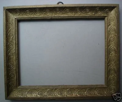 Antique Gilded Wood Frame, Mid-1800s, for Small Altar or Reliquary