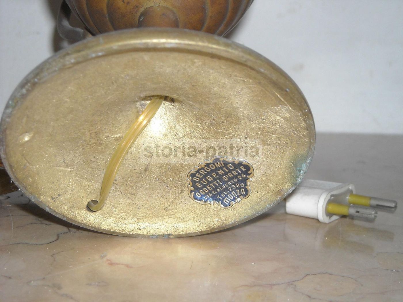Lampada Da Tavolo Vintage Anni '50 Design Italiano Bergomi Monza