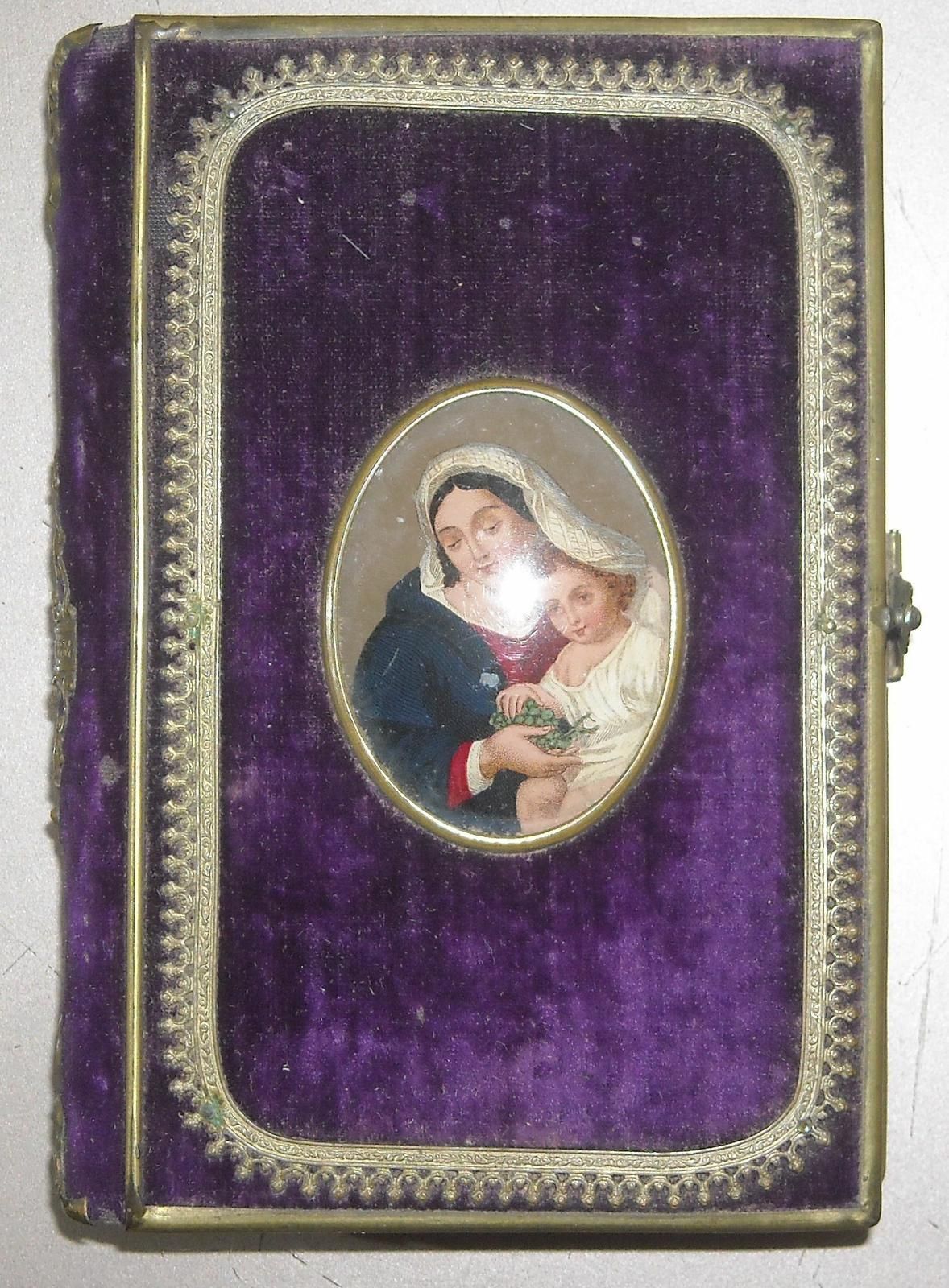Il Cristiano Santificato. Ripamonti, Milano. Fine '800. Legatura In Velluto