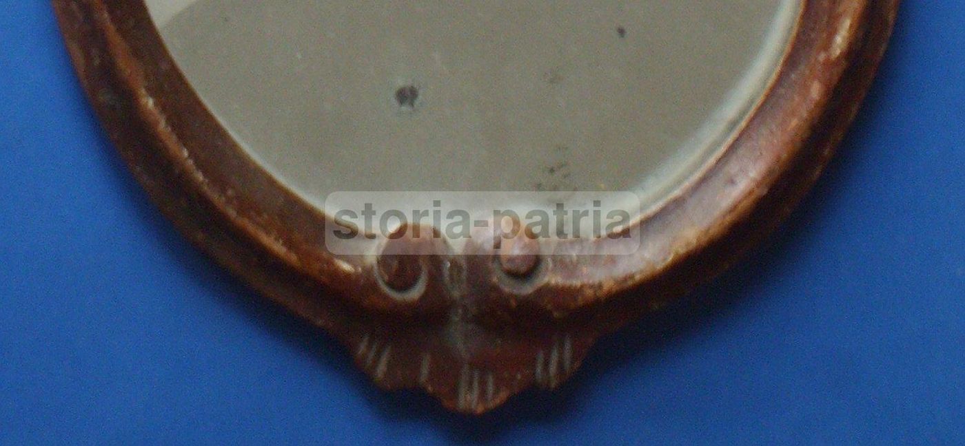 Specchiera Antica In Legno Intagliato, Stile Anni '30