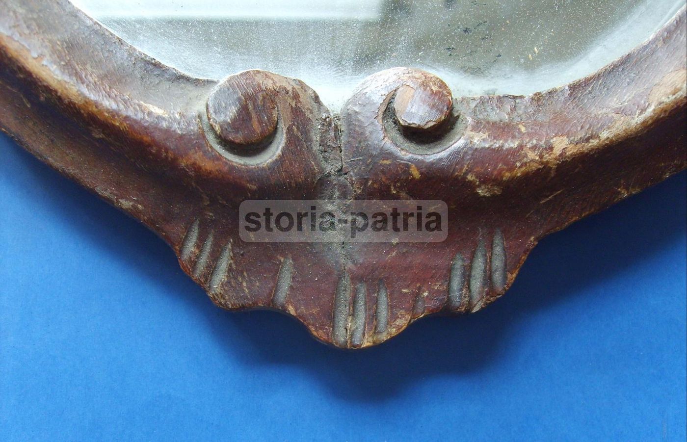 Specchiera Antica In Legno Intagliato, Stile Anni '30