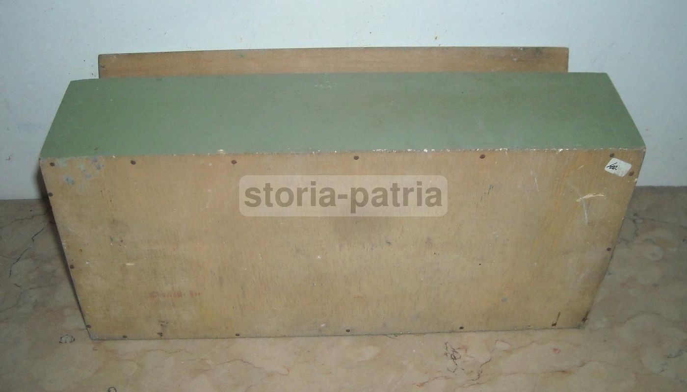 Scatola In Legno Laccato Verde Con Semi Delle Carte Da Gioco, Anni '30