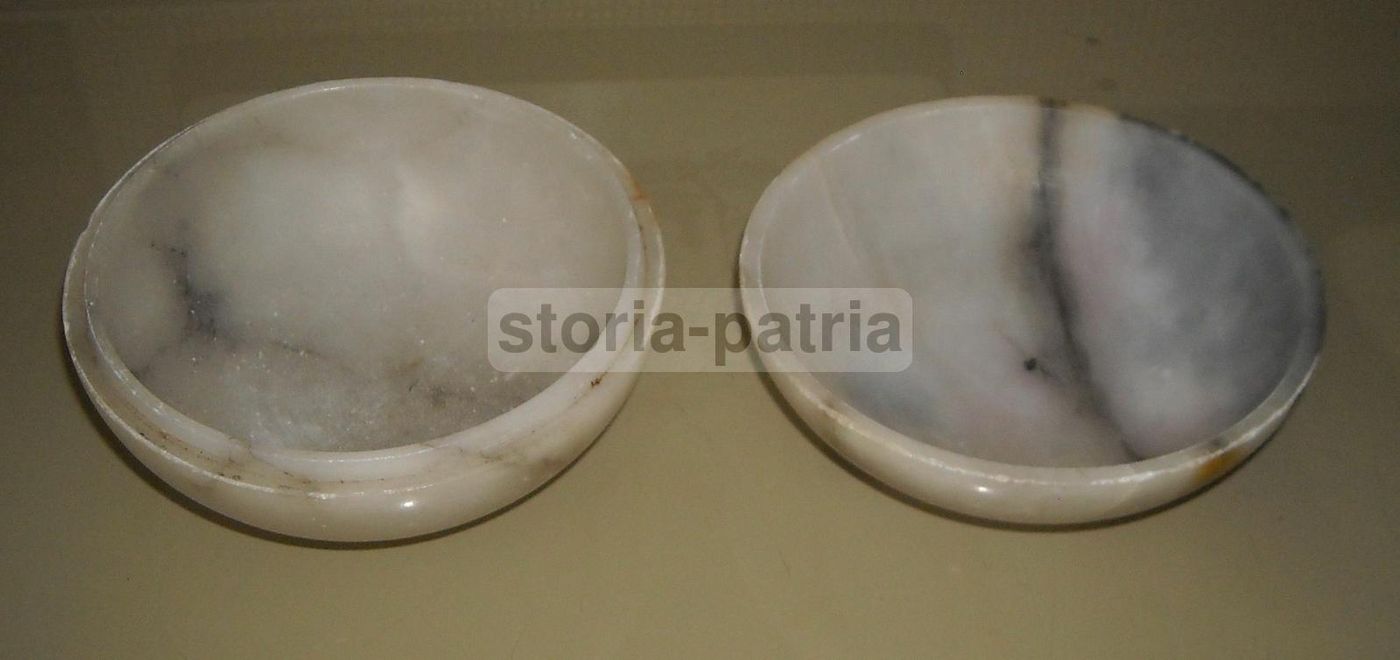 Scatola Liberty In Alabastro Con Dama Dipinta, Inizio '900