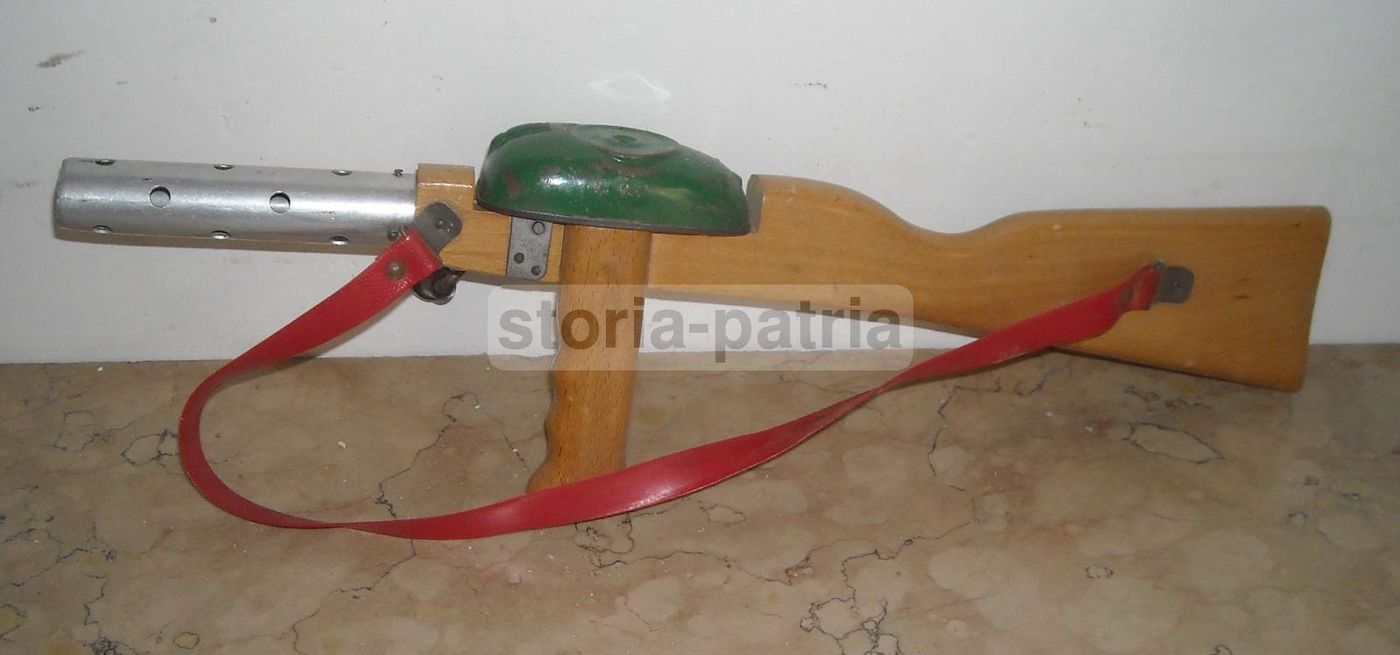 Giocattolo d'Epoca Lima Con Manovella In Legno E Metallo