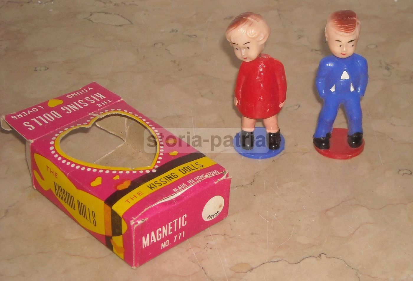 Bambole Magnetiche Che Si Baciano, Anni '50, Hong Kong