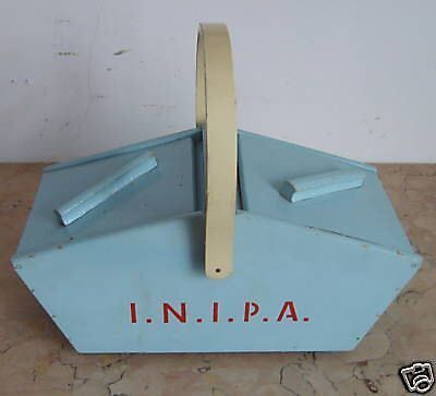 Cestino In Legno INIPA, Anni '30